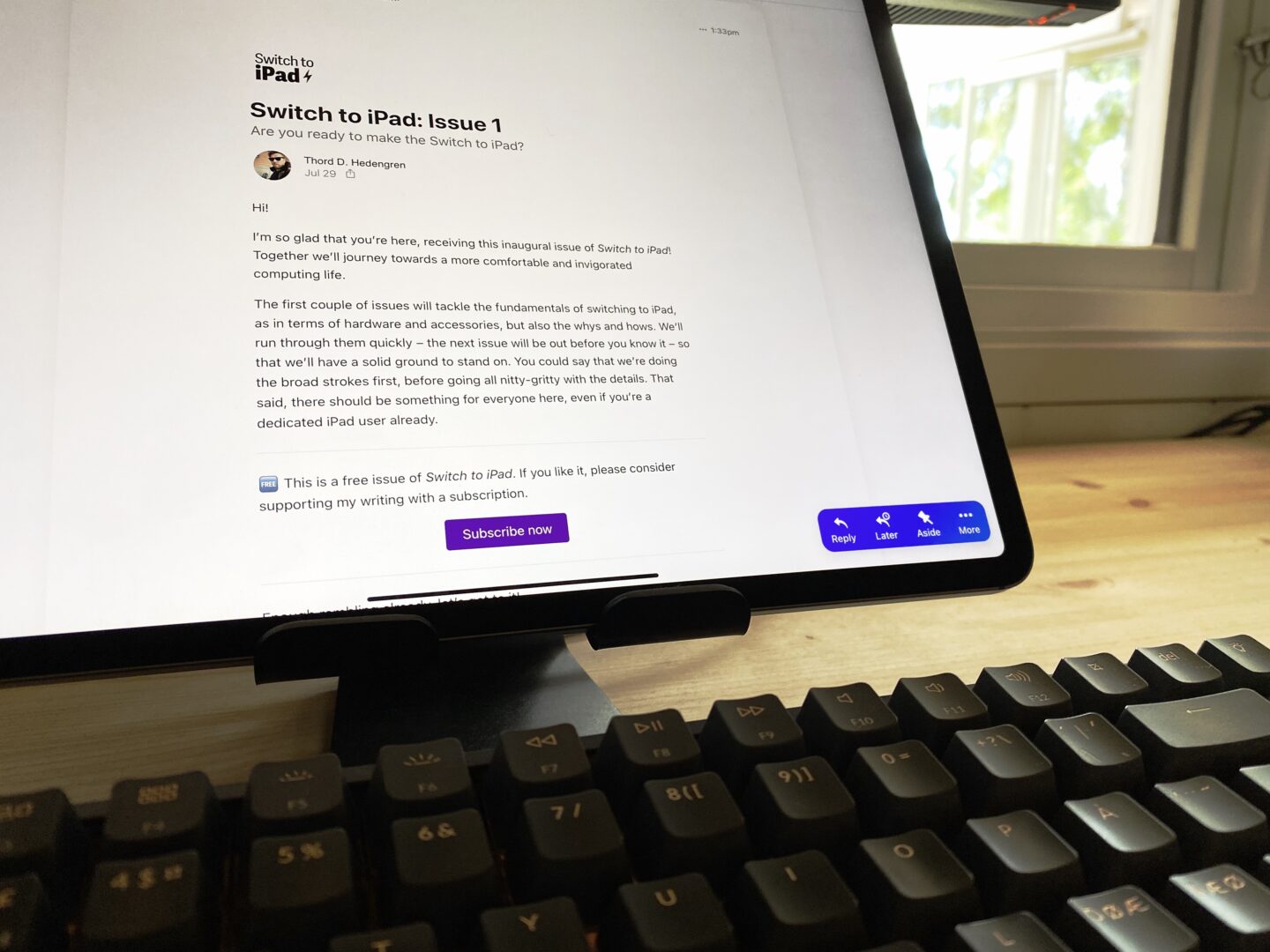 The Switch to iPad is here